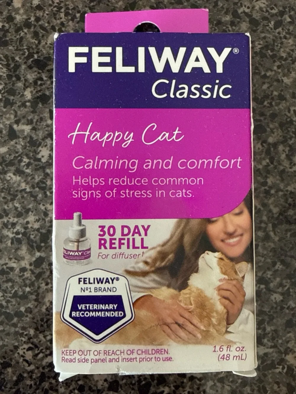 FELIWAY Classic Happy Cat Calming Refill - Pink & Purple
